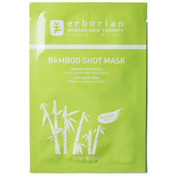 Купити - Erborian Bamboo Shot Mask - Зволожуюча тканинна маска "Бамбук"