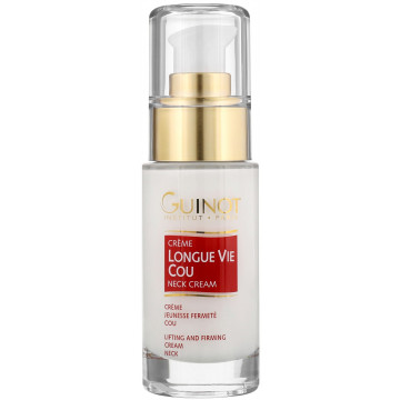 Купити - Guinot Longue Vie Cou Firming Vital Neck Care - Зміцнюючий крем для шиї "Довге життя клітини"