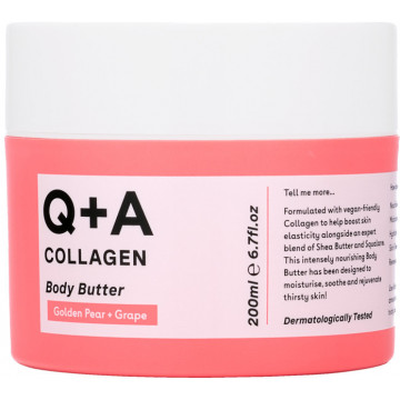 Купити - Q+A Collagen Body Butter - Зволожуючий баттер з колагеном