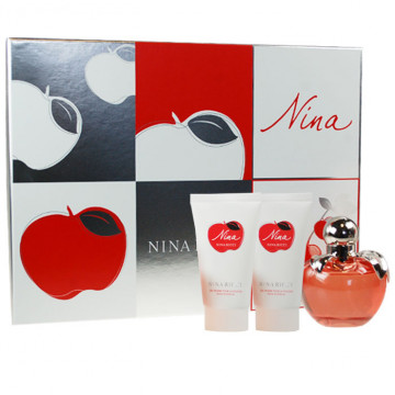 Купити - Nina Ricci Nina (Apple) - Подарунковий набір (EDT50+B/L50+S/G50)