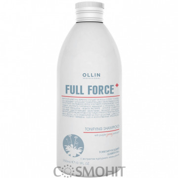 Купити - OLLIN Full Force Tonifying Shampoo - Тонізуючий шампунь з екстрактом пурпурного женьшеню