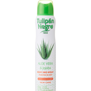 Купити - Tulipan Negro Body Deo Spray Aloe Vera & Jojoba - Дезодорант-спрей "Алоє Вєра та Жожоба"