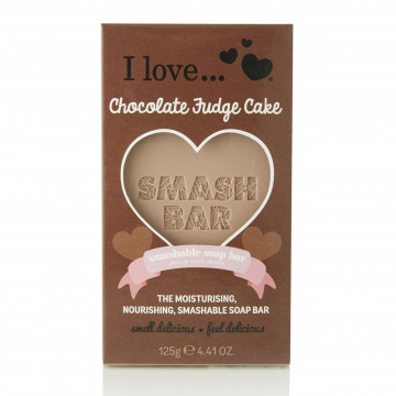 Купити - I Love Chocolate Fudge Cake Smash Bar Soap - Мило "Шоколадне тістечко"