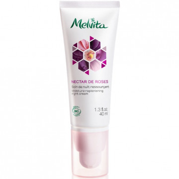 Купити - Melvita Nectar De Rose Night - Зволожуючий нічний крем для обличчя "Рожевий нектар"