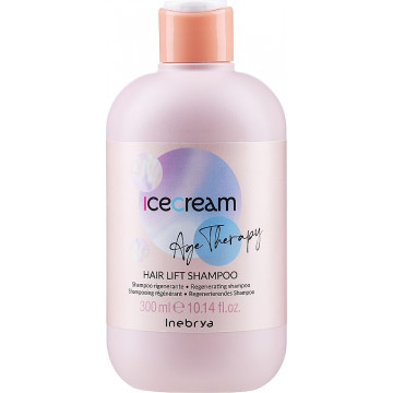 Купити - Inebrya Ice Cream Age Therapy Hair Lift Shampoo - Регенеруючий шампунь для зрілого та пористого волосся