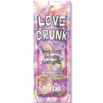 Купити - Pro Tan Love Drunk Super Black Bronzing Creamy Oil - Лосьйон для засмаги з бронзаторами