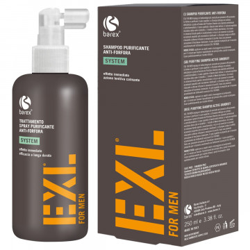 Купити - Barex EXL For Men Purifying Anti-Dandruff Spray Treatment - Очищуючий спрей-догляд проти лупи