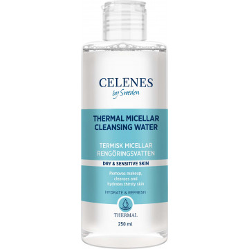 Купити - Celenes Thermal Micellar Cleansing Water Dry and Sensitive Skin - Термальна міцелярна вода для сухої та чутливої ​​шкіри