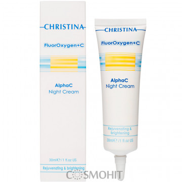 Купити - Christina FluorOxygen + C AlphaC Night Cream - Нічний крем з вітаміном С