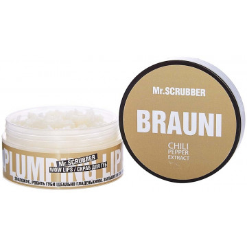 Купити - Mr.Scrubber Wow Lips Brauni - Скраб для губ "Брауні"