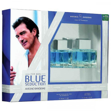 Купити - Antonio Banderas Blue Seduction for Men - Подарунковий набір (EDТ100+A/SH100)