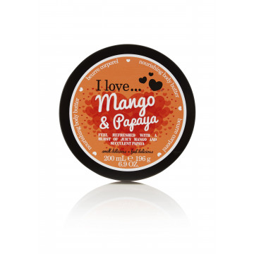 Купити - I Love Mango & Papaya Body Butter - Олія для тіла "Манго та папайя"