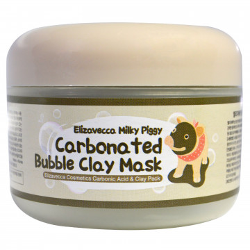 Купити - Elizavecca Milky Piggy Carbonated Bubble Clay Mask - Глиняно-бульбашкова маска для обличчя