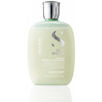 Купити - Alfaparf Milano Semi di Lino Scalp Calming Micellar Low Shampoo - Заспокійливий шампунь для волосся "Комфорт"