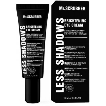 Купити - Mr.Scrubber Less Shadows Eye Cream - Крем для освітлення шкіри навколо очей від темних кіл і зморшок