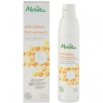 Купити - Melvita Apicosma Soothing Cream Sensitive Skin - Заспокійливий крем для чутливої ​​шкіри обличчя