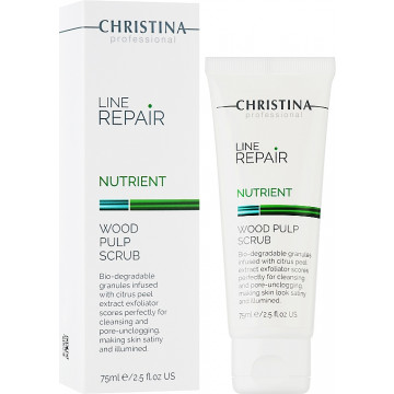 Купити - Christina Line Repair Nutrient Wood Pulp Scrub - Скраб для обличчя з дерев'яною целюлозою