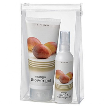 Купити - Greenland Fruit Extracts Set Mango - Набір Манго (гель для душу 200 мл + масло для тіла і масажу 100 мл)