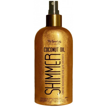 Купити - Top Beauty Shimmer Coconut Oil - Кокосова олія для засмаги з шиммером