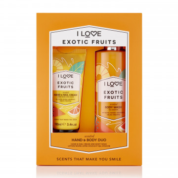 Купити - I Love Exotic Fruits Hand & Body Duo Gift Set - Подарунковий набір "Екзотичні фрукти"