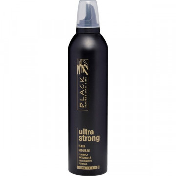 Купити - Black Professional Line Gold Ultra Strong Mousse - Мус для волосся ультрасильної фіксації