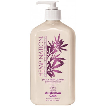 Купити - Australian Gold Hemp Nation Sugar Plum Cookie Body Lotion - Зволожуючий закріплювач для засмаги (сливове печиво) Купити - Australian Gold Hemp Nation Sugar Plum Cookie Body Lotion - Зволожуючий закріплювач для засмаги (сливове печиво)