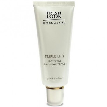 Купити - Fresh Look Triple Lift Protective Day Cream SPF 30 Exclusive - Захисний крем потрійної ліфтинг SPF 30