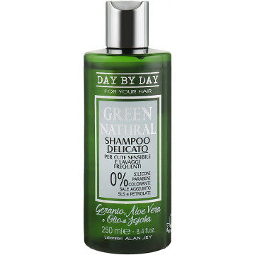 Купити - Alan Jey Green Natural Delicate Shampoo - Шампунь делікатний для чутливої ​​шкіри голови та частого застосування