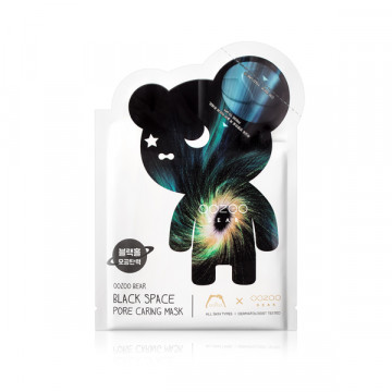 Купити - The Oozoo Bear black space pore caring mask - Маска двухфазная для звуження пор "Ведмедь Чорна діра" Купити - The Oozoo Bear black space pore caring mask - Маска двухфазная для звуження пор "Ведмедь Чорна діра"