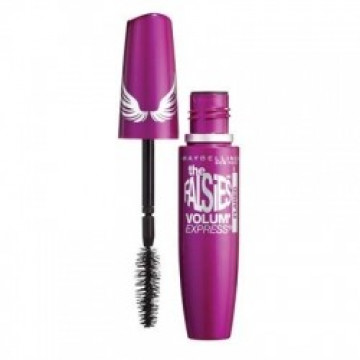 Купити - Maybelline Volum` Express Falsche Wimpern Flared - Туш з ефектом накладних вій об'ємна, підкручують (чорна)