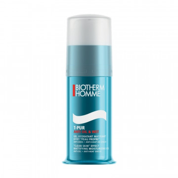 Купити - Biotherm Homme T-Pur Anti Oil & Wet Gel - Гель для обличчя зволожуючий матуючий для жирної шкіри чоловічий