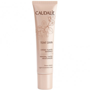 Купити - Caudalie Teint Divin Tinted Moisturizer Light to medium skin - Тонуючий крем з мінералами для світлої шкіри