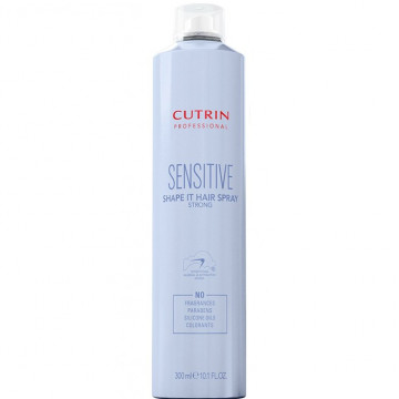 Купити - Cutrin Sensitiv Fragrance Free Shape it Hair Spray Strong - Лак сильної фіксації без аромату