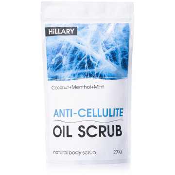 Купити - Hillary Anti-Cellulite Oil Scrub - Антицелюлітний охолоджуючий скраб для тіла