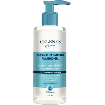 Купити - Celenes Thermal Cleansing Foaming Gel - Термальний очищуючий гель для жирної та комбінованої шкіри обличчя