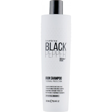 Купити - Inebrya Black Pepper Iron Shampoo - Зміцнюючий та зволожуючий шампунь для волосся