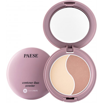 Купити - Paese Nanorevit Contour Duo Powder + Bronzer - Контурна палітра 2 в 1 Пудра + Бронзер