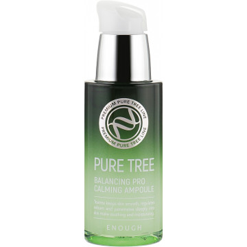 Купити - Enough Pure Tree Balancing Pro Calming Ampoule - Заспокійлива сироватка з екстрактом чайного дерева