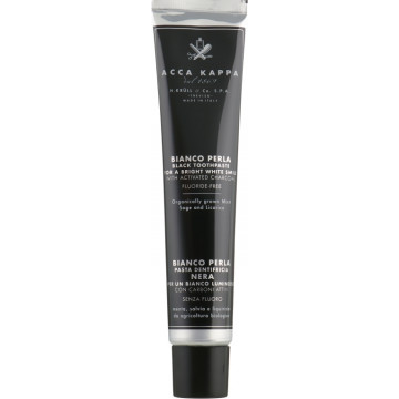 Купити - Acca Kappa Bianco Perla Black Toothpaste - Чорна зубна паста