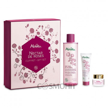 Купити - Melvita Nectar De Roses Gift Set - Подарунковий набір "Рожевий нектар"