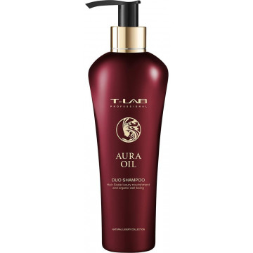 Купити - T-LAB Professional Aura Oil Duo Shampoo - Відновлюючий шампунь для сухого та пошкодженого волосся