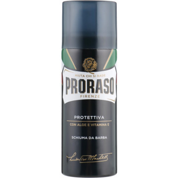 Купити - Proraso Blue Line Shaving Foam - Піна для гоління з алое та вітаміном Е