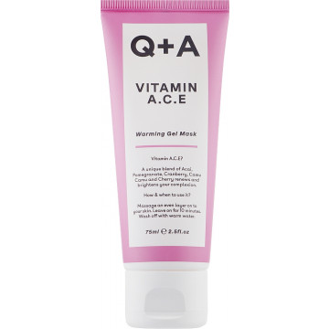 Купити - Q+A Vitamin A.C.E. Warming Gel Mask - Мультивітамінна маска для обличчя