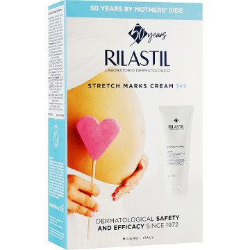 Купити - Rilastil Stretch Marks Cream 1+1 - Набір для догляду за шкірою тіла