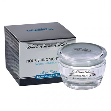 Купити - Mon Platin DSM Black Caviar Nourishing Night Cream - Поживний нічний крем збагачений чорною ікрою