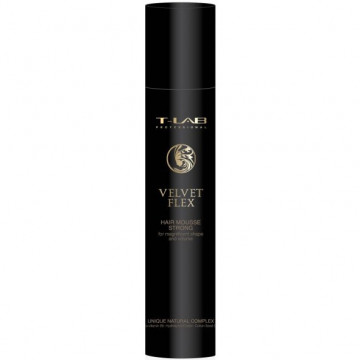 Купити - T-LAB Professional Velvet Flex Hair Mousse Strong - Мус для волосся сильної фіксації