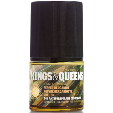 Купити - Kings & Queens King of Sumatra Pepper Bergamot Roll-on Deodorant - Дезодорант Король Суматри бергамот-перець