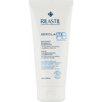 Купити - Rilastil Xerolact РВ Balm - Відновлюючий ліпідний бальзам для сухої, чутливої, схильної до атопії та свербежу шкіри обличчя та тіла