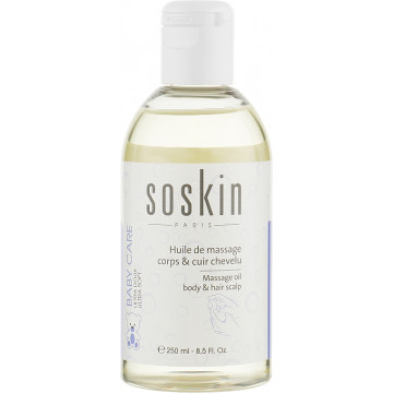 Купити - Soskin Massage Oil Body – Hair Scalp - Дитяча олія для масажу тіла та голови