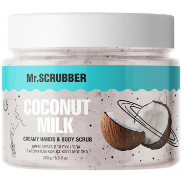 Купити - Mr.Scrubber Coconut Milk Creamy Hands & Body Scrub - Крем-скраб для рук та тіла з ароматом кокосового молока